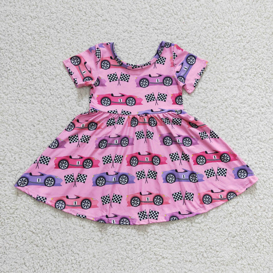 Purple Car Girl’s Big Skirt