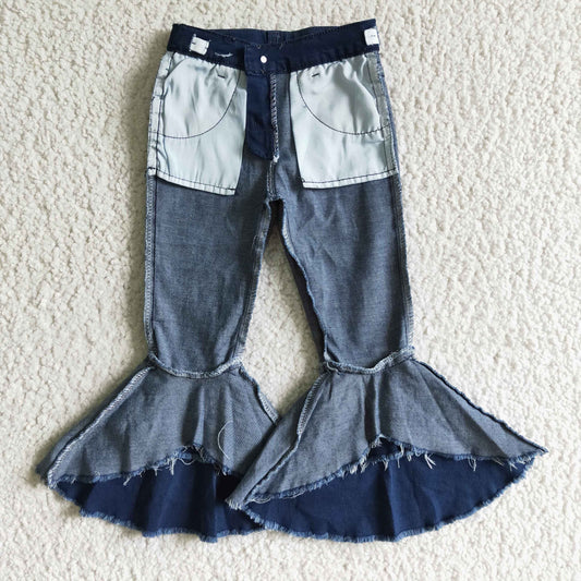 Blue Ruffle jeans