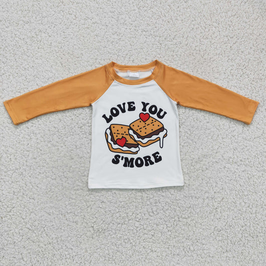 Yellow Love You  Cake Boy Shirt