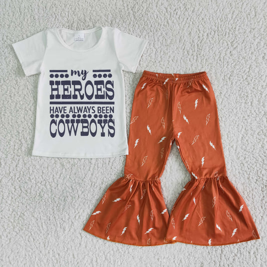 cowboys bell pants girl outfits