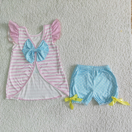 Easter egg with bow summer set