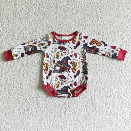 Cartoon long sleeves romper