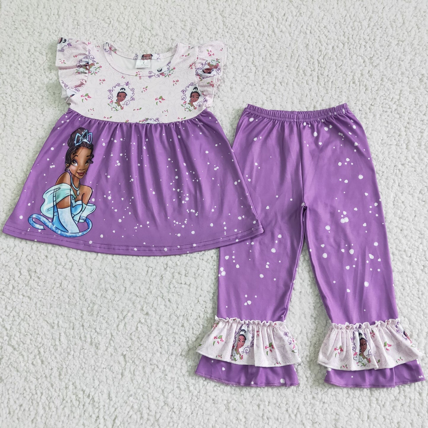 Purple Cartoon girl outfits